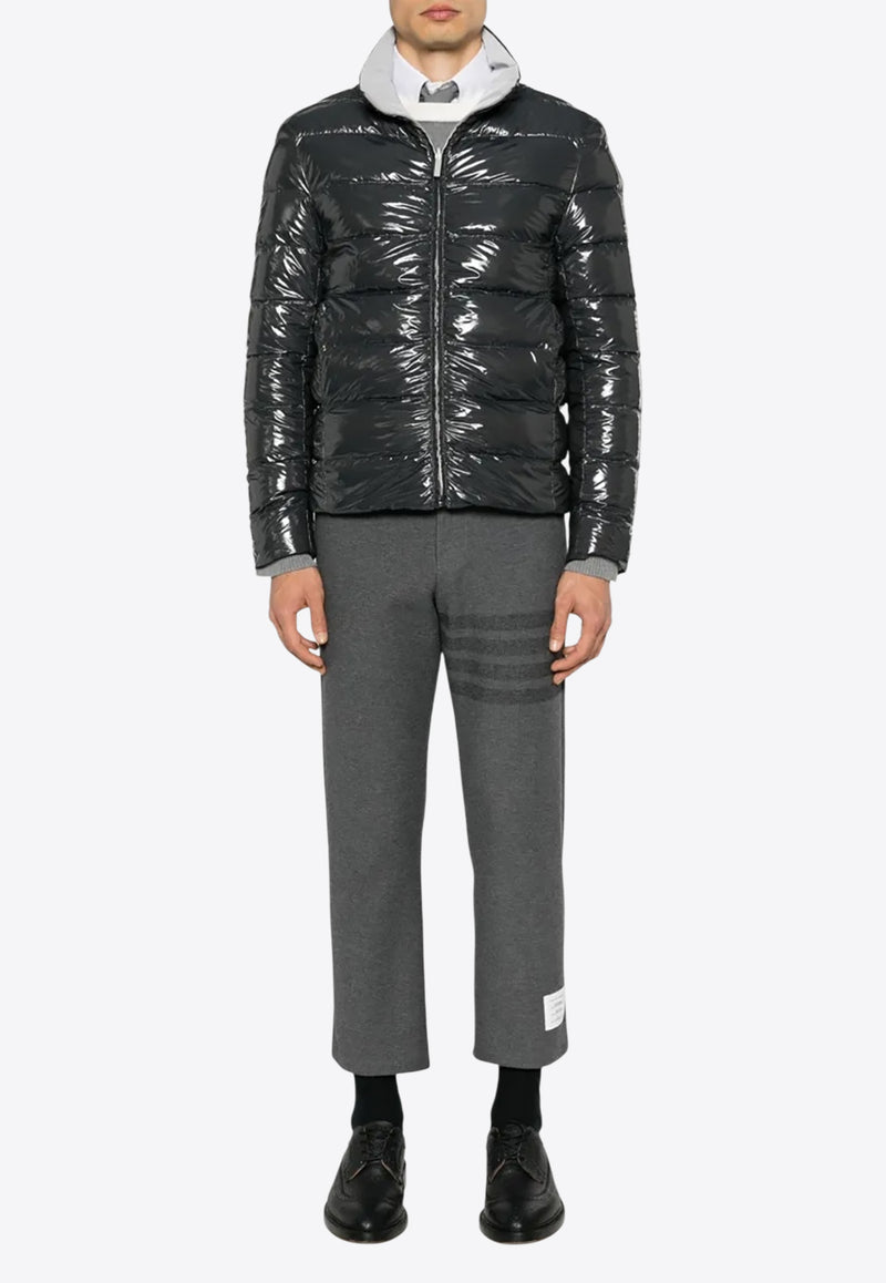 Thom Browne Reversible Zip-Up Puffer Jacket Gray MJD133X07259_055