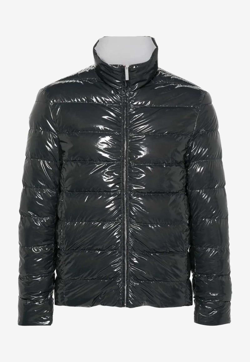 Thom Browne Reversible Zip-Up Puffer Jacket Gray MJD133X07259_055
