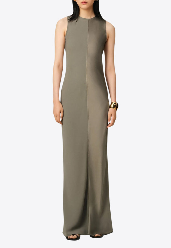 AMI PARIS Sleeveless Maxi Dress Gray FDR366AC0014_0952