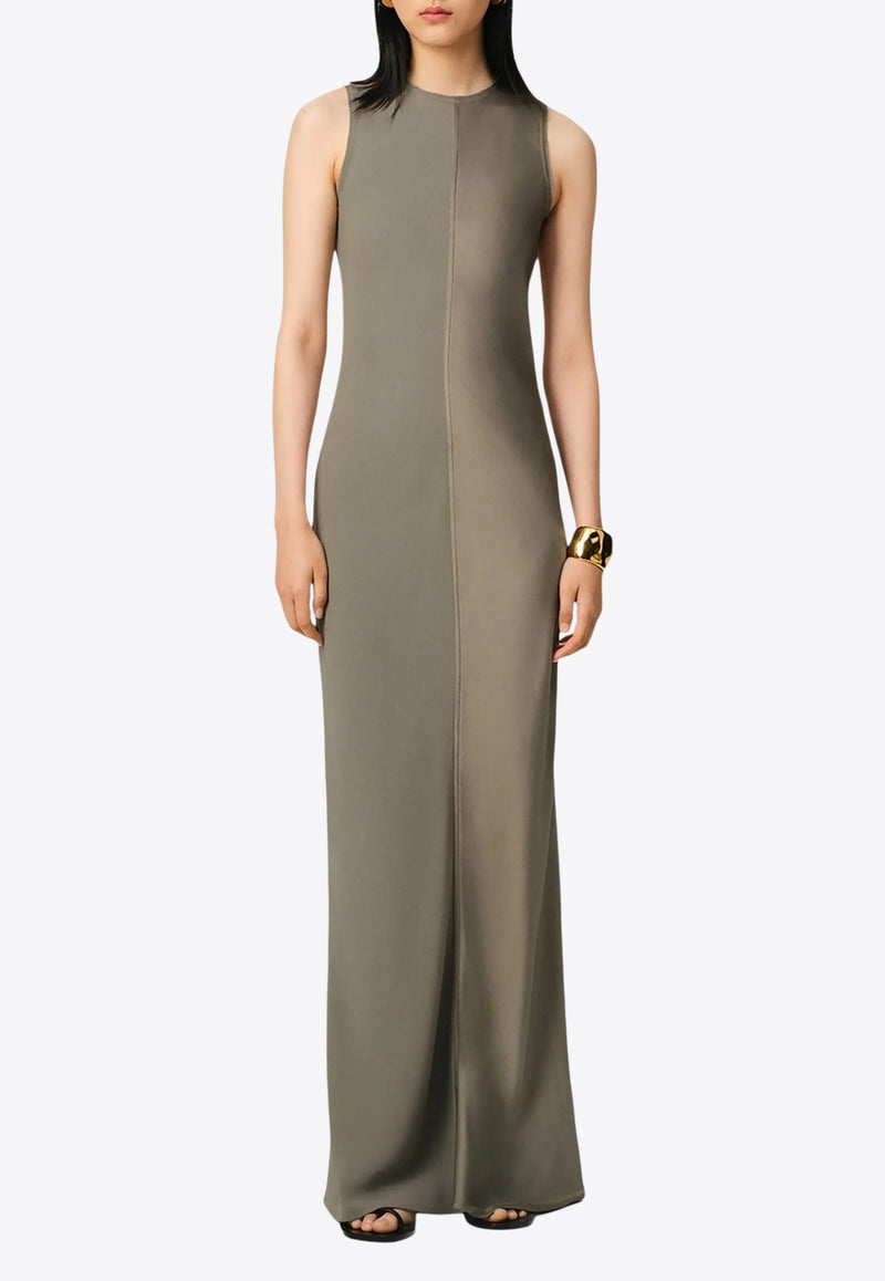 AMI PARIS Sleeveless Maxi Dress Gray FDR366AC0014_0952