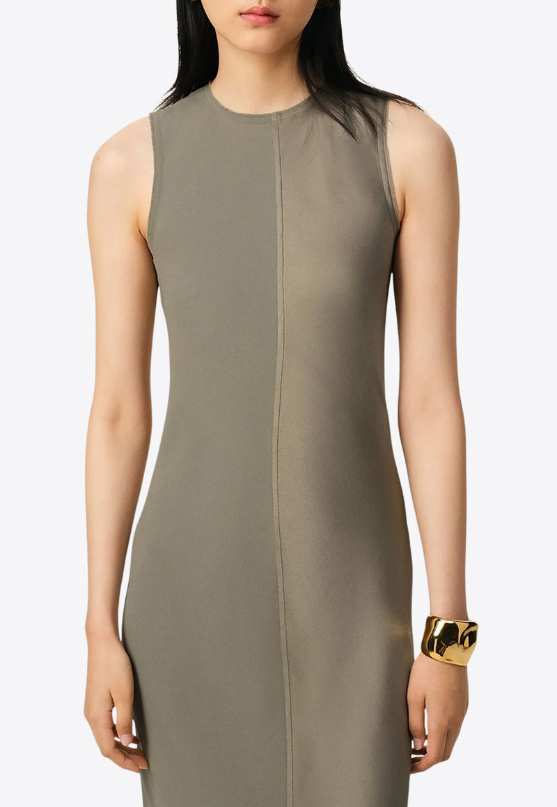 AMI PARIS Sleeveless Maxi Dress Gray FDR366AC0014_0952