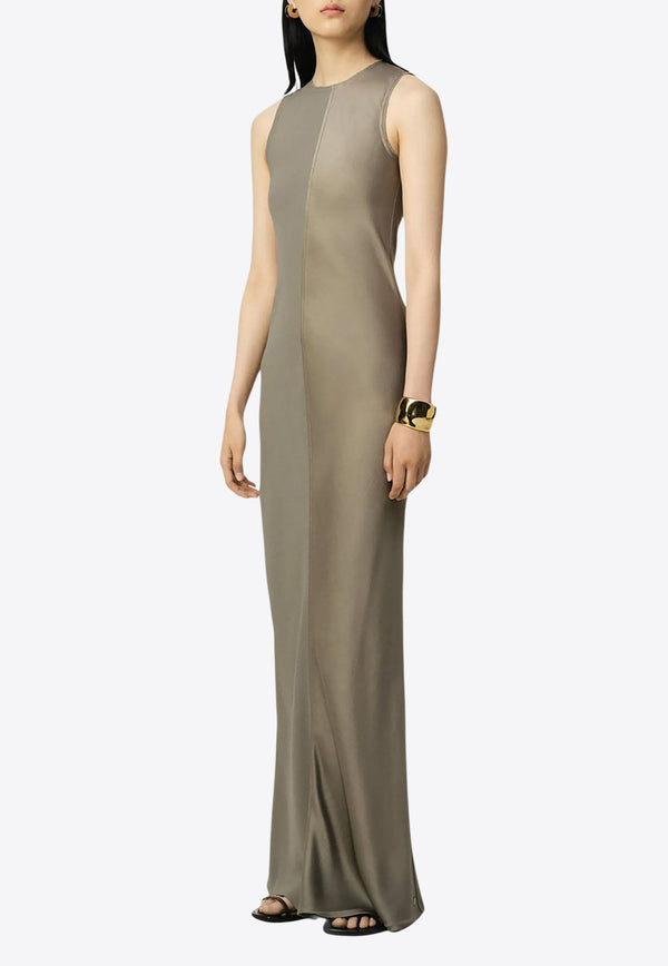 AMI PARIS Sleeveless Maxi Dress Gray FDR366AC0014_0952
