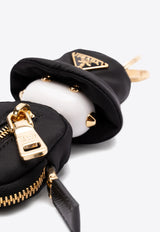 Prada Soft Robot Key-Ring and Bag Charm Black 1TR1062C3K_F0002