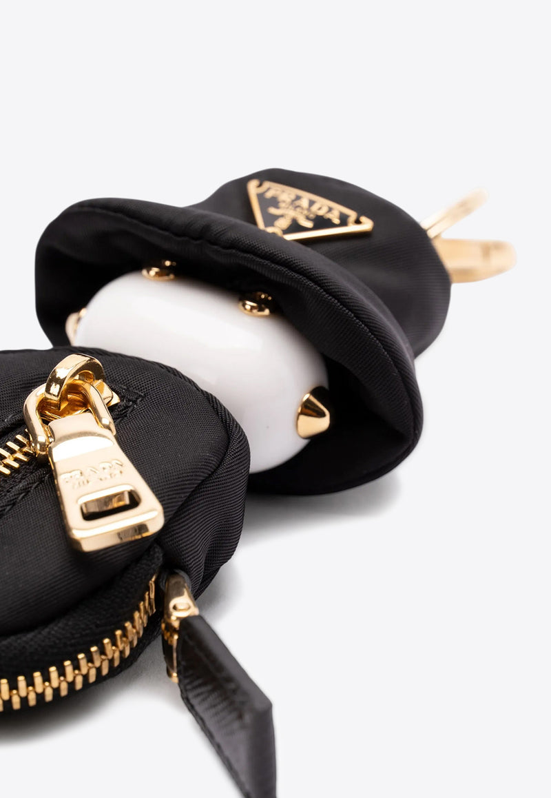 Prada Soft Robot Key-Ring and Bag Charm Black 1TR1062C3K_F0002