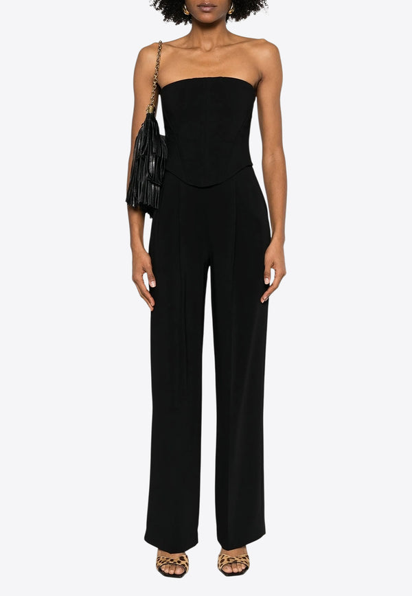 PINKO Gallo Strapless Jumpsuit Black 104884A213_Z99