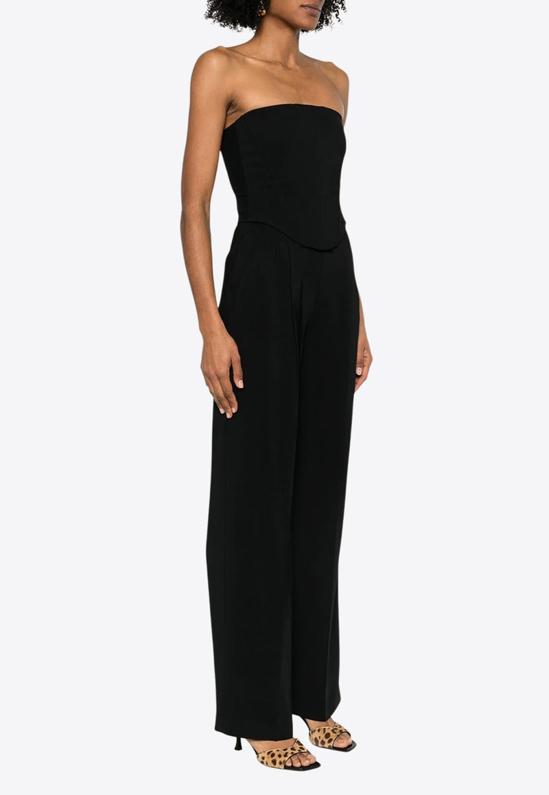 PINKO Gallo Strapless Jumpsuit Black 104884A213_Z99