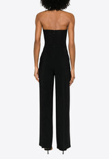 PINKO Gallo Strapless Jumpsuit Black 104884A213_Z99