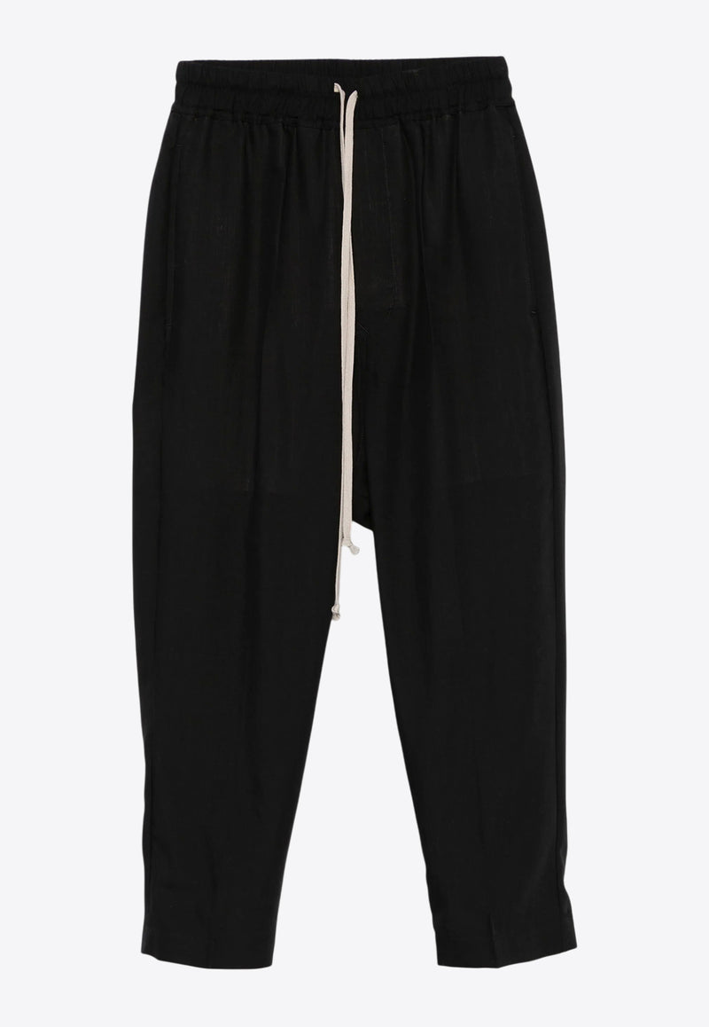 Rick Owens Astaires Cropped Pants Black RP01E7303WG_09