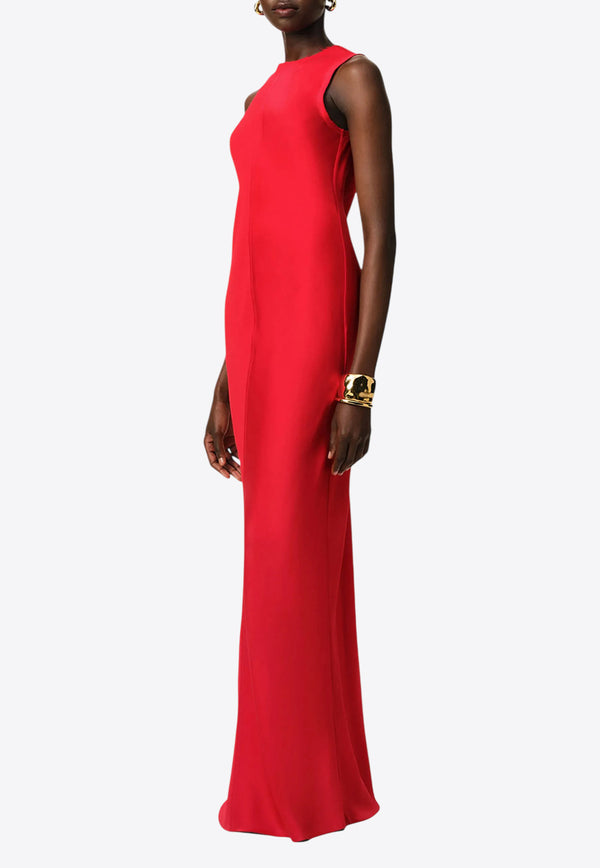 AMI PARIS Sleeveless Maxi Dress  Red FDR366AC0014_632