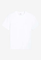 AMI PARIS Ami De Coeur Crewneck T-shirt White BFUTS003724_100