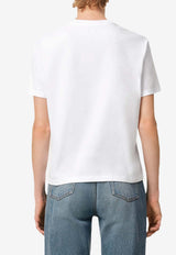 AMI PARIS Ami De Coeur Crewneck T-shirt White BFUTS003724_100