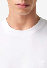 AMI PARIS Ami De Coeur Crewneck T-shirt White BFUTS003724_100