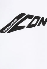 Dsquared2 Icon Print Drawstring Hoodie White S80GU0106D25007_100