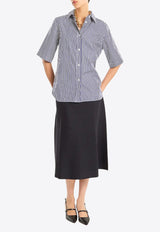 P.A.R.O.S.H Cerbiatto Striped Shirt Blue D381217CERBIATTO25_812