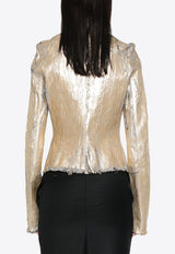 Rick Owens Gary Cracked-Effect Zip-Up Jacket Gold RP01E7701SGMC_02