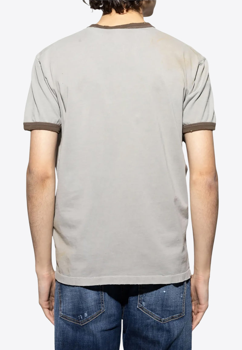 Dsquared2 1964 Camping Printed T-shirt Gray S74GD1390D20035_850