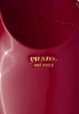 Prada Patent Leather Slingback Flats Cherry 1F828NF015069_F0E06