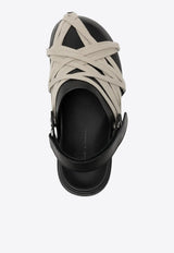 Rick Owens Hollywood Leather Sandals Black RP01E7817LOOW1_09