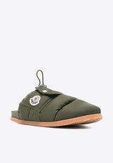 Moncler Mon Pocket Quilted Slippers  Olive K109B4M00040M5080_81A