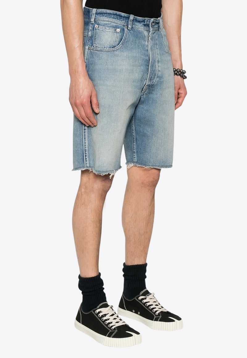 Maison Margiela Cut-Off Denim Shorts  Blue S50MU0086S30383_961