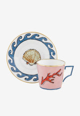 Ginori 1735 Il Viaggio di Nettuno Coffee Cup with Saucer - Set of 2 Multicolor 101RG00 FX9177LXGENG00130300