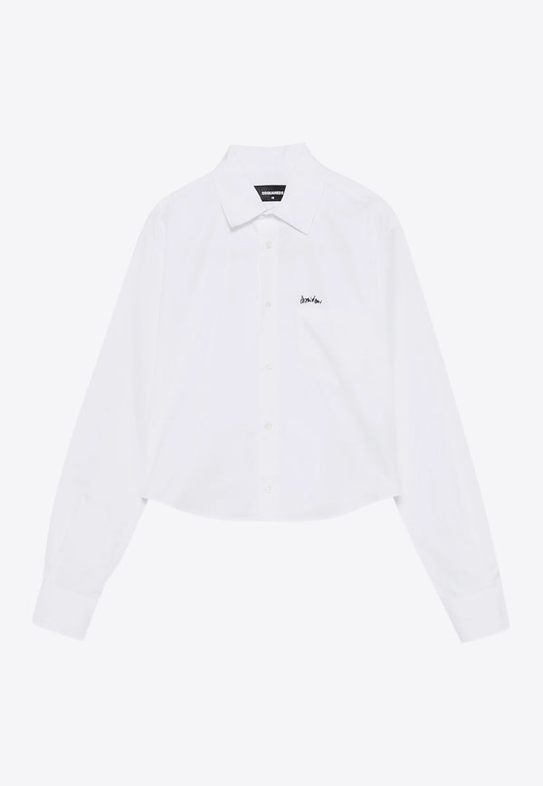 Dsquared2 Dean Long-Sleeved Shirt White S75DL0900S36275_100