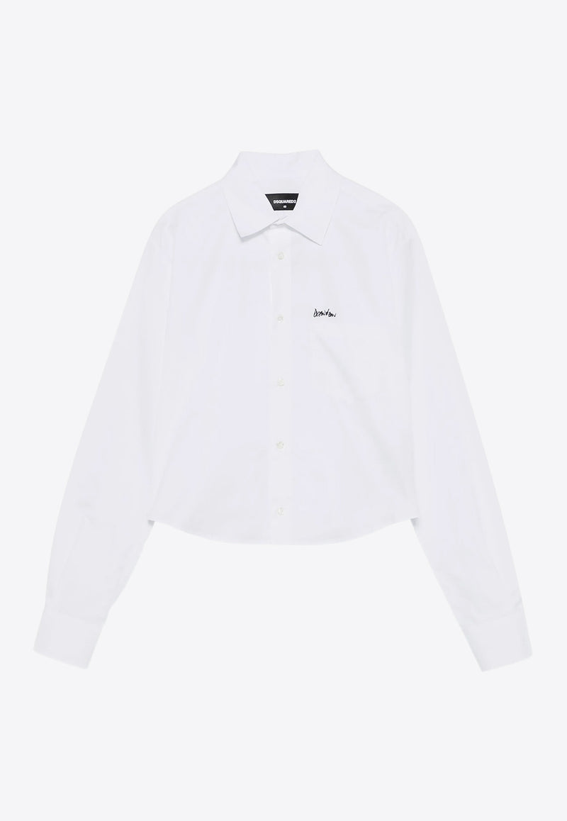 Dsquared2 Dean Long-Sleeved Shirt White S75DL0900S36275_100