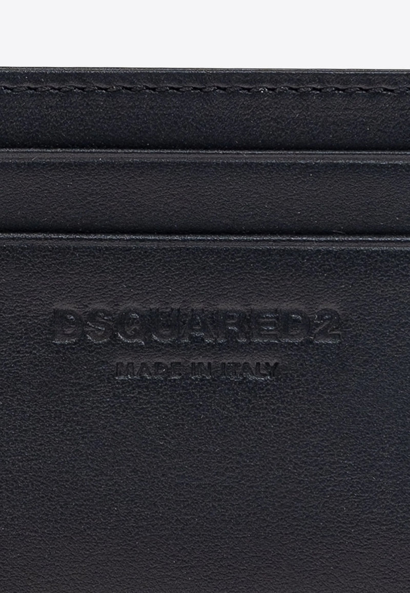 Dsquared2 Icon Leather Cardholder Black CCM002901507620_M063