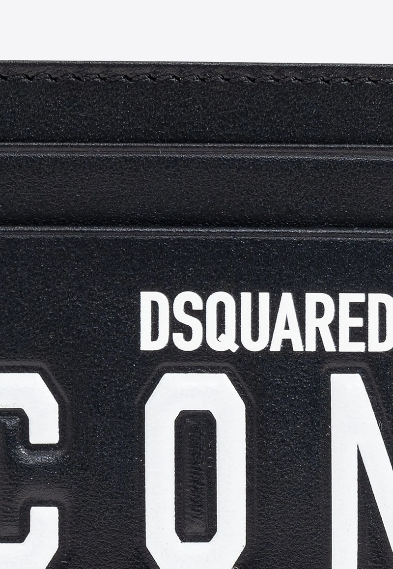 Dsquared2 Icon Leather Cardholder Black CCM002901507620_M063