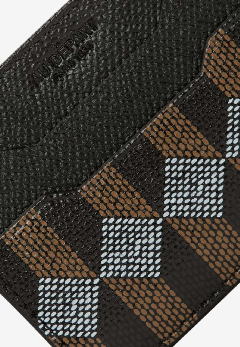 Au Départ Coated Canvas Monogram Cardholder Multicolor SCAH001_282