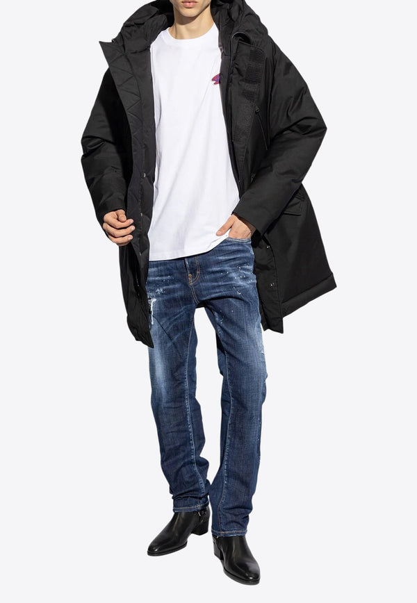 Dsquared2 642 Distressed Straight-Leg Jeans Blue S74LB1557S30664_470