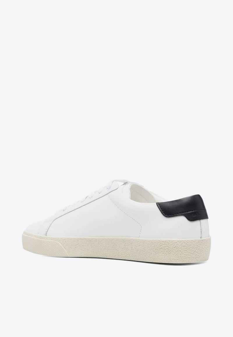 Saint Laurent SL/06 Low-Top Court Sneakers White 610649AABEE_9061
