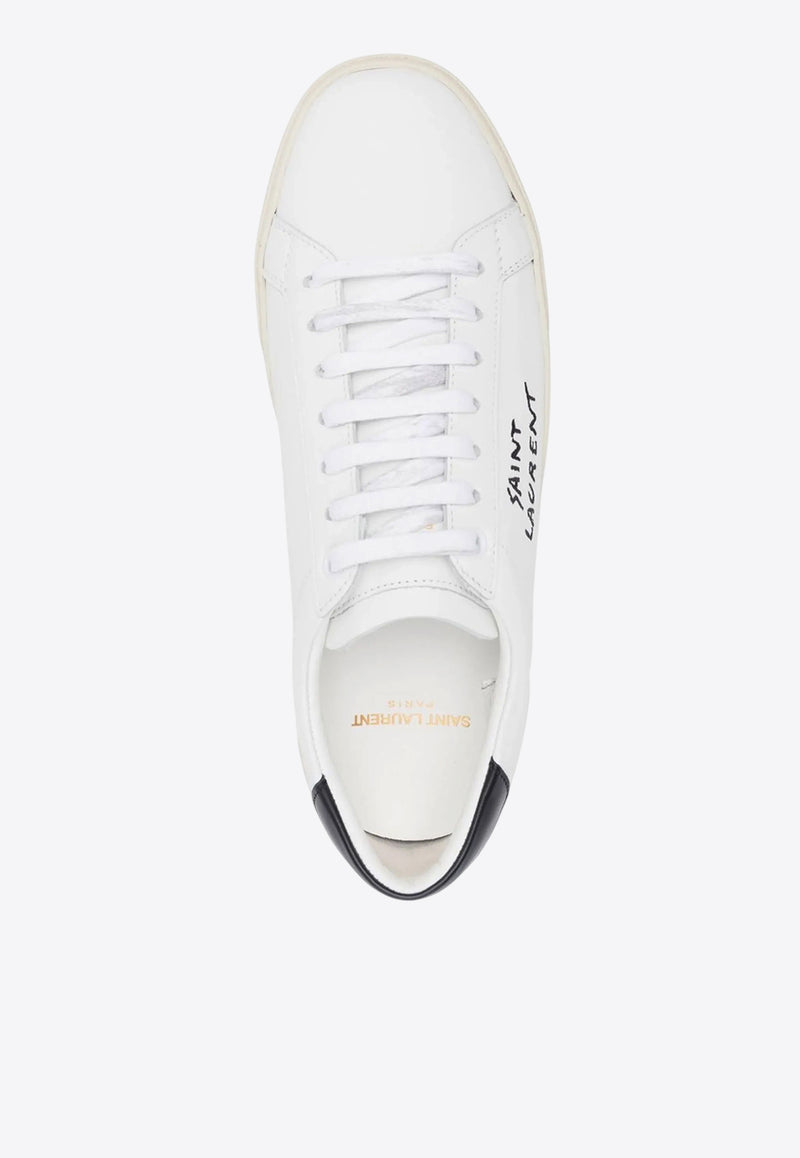 Saint Laurent SL/06 Low-Top Court Sneakers White 610649AABEE_9061