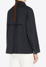 Max Mara Zeno Double-Breasted Short Coat Navy 2519021044600ZENO_6