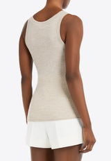 Max Mara Eliadi Ribbed Wool Tank Top Sand 2511361021600ELIADI_003