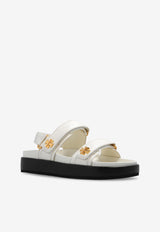 Tory Burch Kira Leather Sport Sandals Cream 144328 0-104