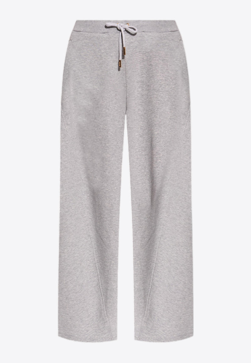 Versace Debossed Logo Twisted Track Pants Gray 1020464 1A14817 1E230