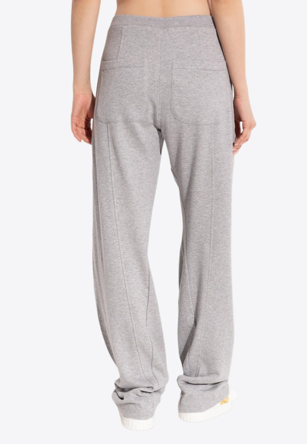 Versace Debossed Logo Twisted Track Pants Gray 1020464 1A14817 1E230