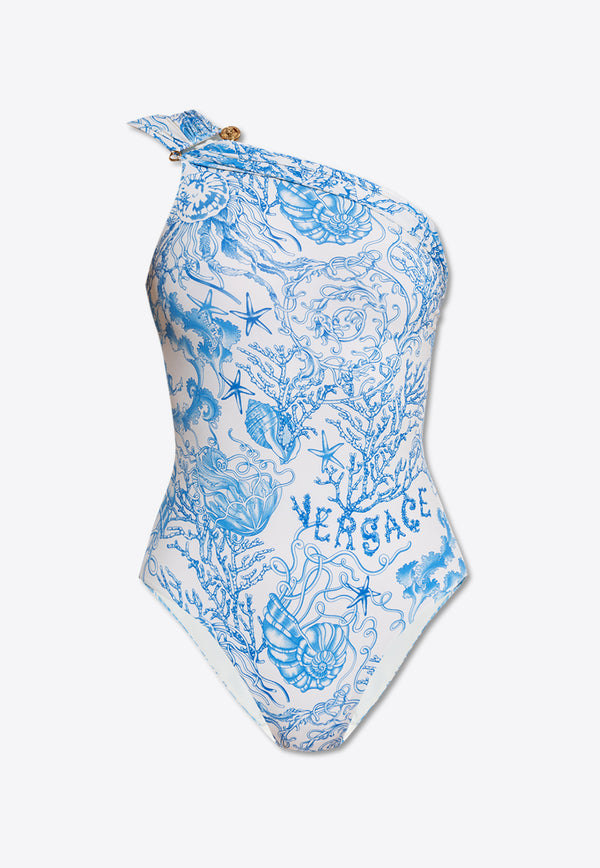 Versace Underwater Barocco One-Piece Swimsuit 1020499 1A15489 5K650