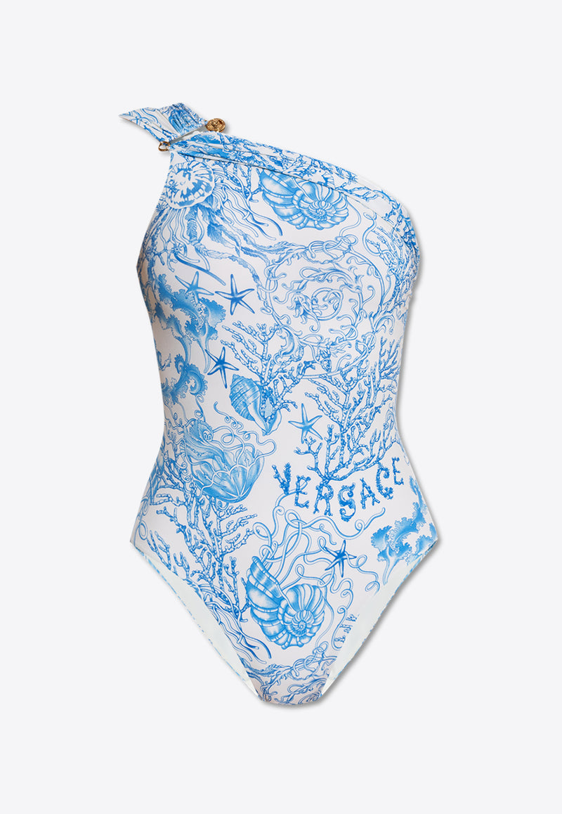 Versace Underwater Barocco One-Piece Swimsuit 1020499 1A15489 5K650