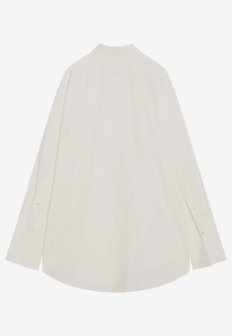 The Row Oversized Poplin Shirt White 10204W4075/R_THERO-WHT