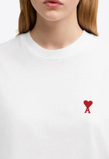 AMI PARIS Ami De Coeur T-shirt White BFUTS035724_100
