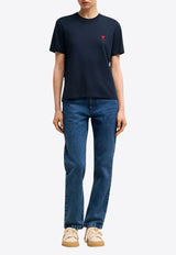 AMI PARIS Ami De Coeur T-shirt Navy BFUTS035724_430