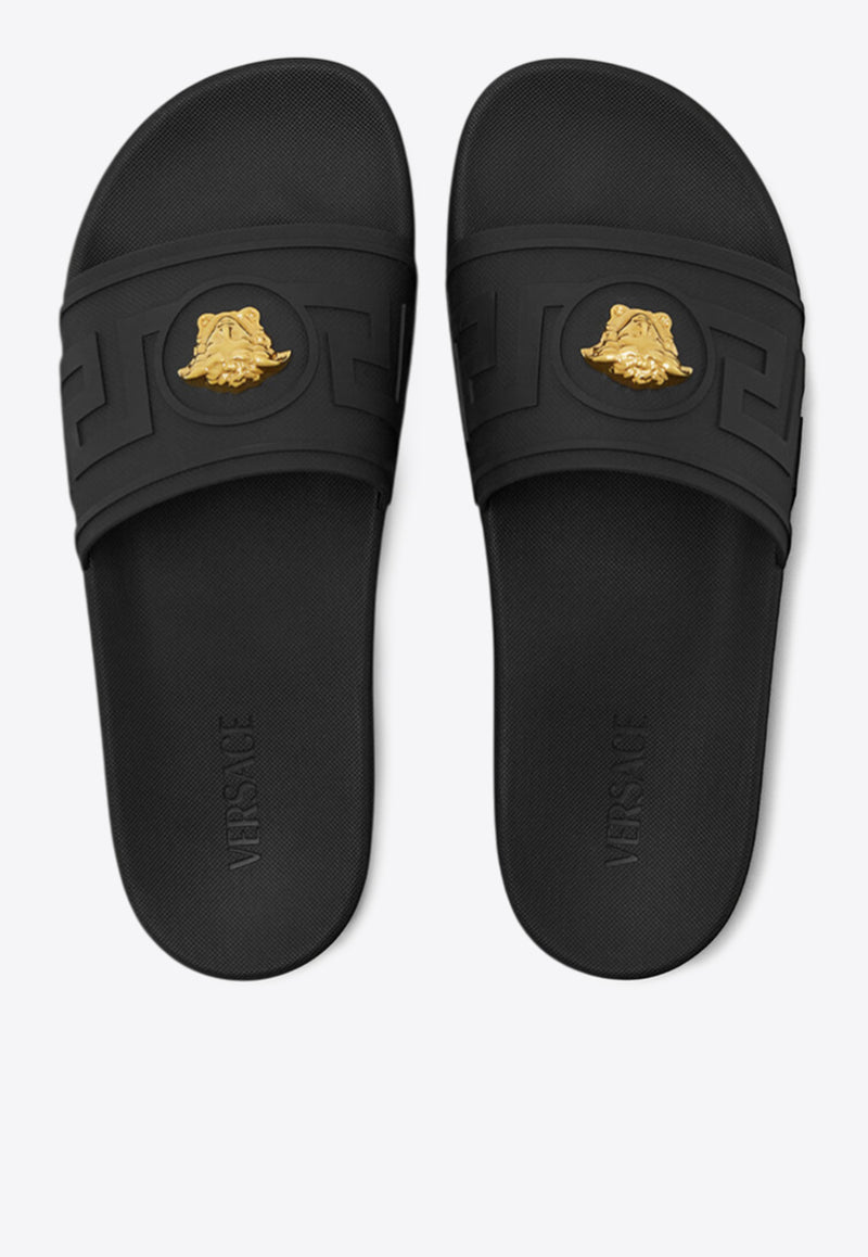 Versace La Medusa Pool Slides 1020535 1A15481 1B00V