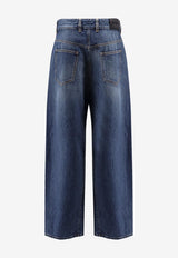 Givenchy Twisted Straight-Leg Faded Jeans Blue BM51MN516L401401_Blue_34275585