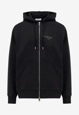 Givenchy Logo Print Zip-Up Sweatshirt Black BMJ0NJ3YRJ001001_Black_34275669