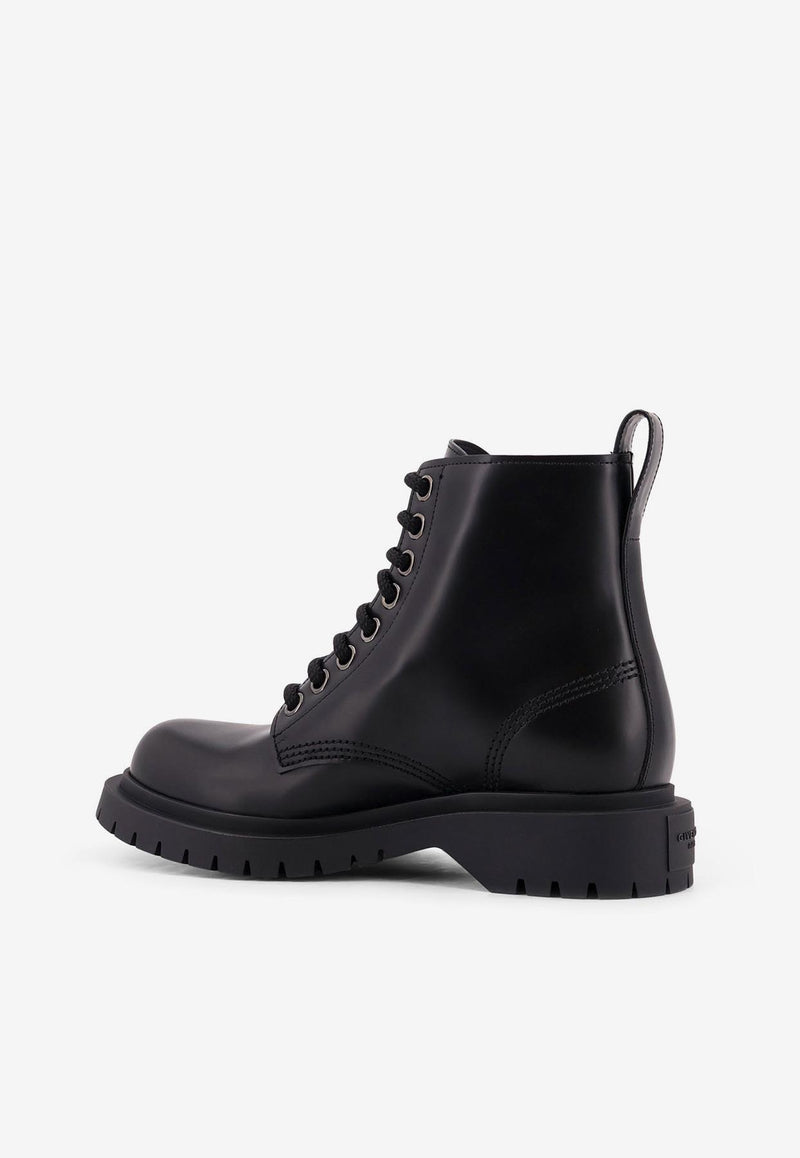 Givenchy Leather Combat Boots Black BE6057E2DL001_Black_34275634