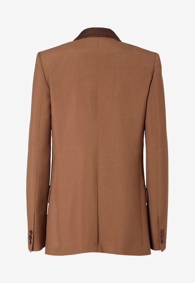 Fendi Double-Breasted Wool Blazer Brown FJ7649AQ3HF1T6L_Tobacco_34276903