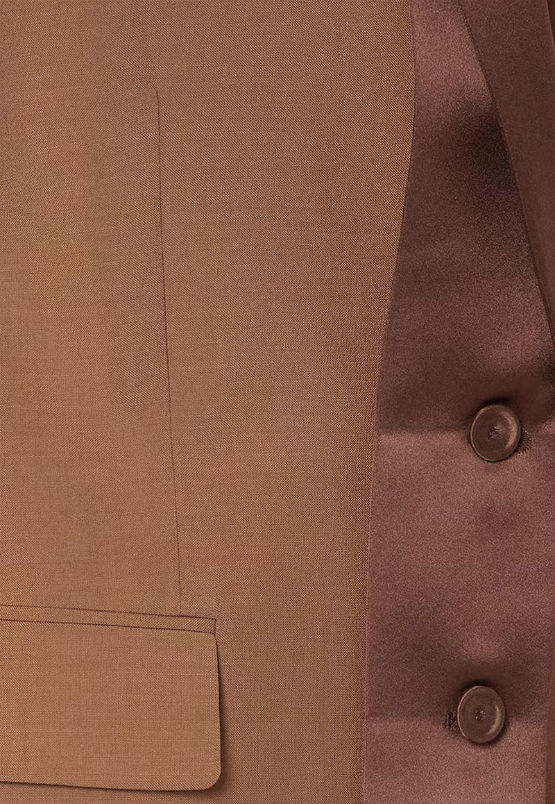 Fendi Double-Breasted Wool Blazer Brown FJ7649AQ3HF1T6L_Tobacco_34276903