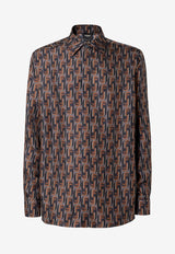Fendi Fendinity Print Silk Long-Sleeved Shirt Multicolor FS1319AVDBF1TRS_Peltroblu_34276936